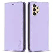 BINFEN COLOR BF18 for Samsung Galaxy A73 5G Phone Stand Case Card Holder PU Leather + TPU Cover