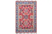 Handmade Lyon Wool Rug-6307-Light Pink