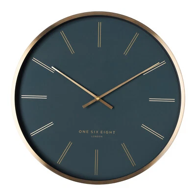OTTO 40CM PETROL BLUE SILENT WALL CLOCK