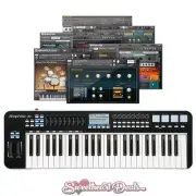 Samson Graphite 49 - USB MIDI Keyboard Software Controller Bundle