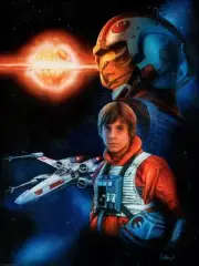 Star Wars: A New Hope Trust the Force Luke Skywalker Lithograph 18x24 Mondo NEW