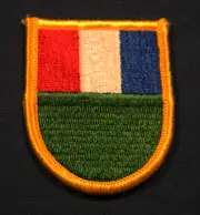US ARMY SOUTHERN EUROPEAN TASK FORCE SETAF BERET FLASH; FULL COLOR PATCH