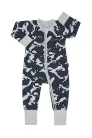 Bonds Baby Long Sleeve Zip Zippy Wondersuit Romper size 000 Colour Grey