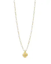 Gigi Clozeau 18K Yellow Gold Classic Gigi Clover Lumiere Necklace, 16.5
