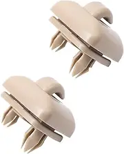 2 Pcs Beige Inner Sun Visor Clips 8U0857562A for Audi A1 A3 A4 A5 Q3 Q5 S3 S4 S5 TT