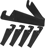 Portable Desk 5 Pcs Mobile Phone Folding v Foldable Phone Stand Phone Holder for Desk Phone Mount for Desk Cell Phone Stand Holder V-Shaped Phone Holder Plastic Phone Stands Pp