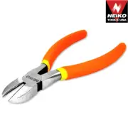 Neiko 8" Diagonal Pliers Polished Finish Soft Grip Hardened Teeth Plier 02112A