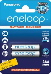 Panasonic Eneloop AAA - 2 pk