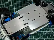 Aluminum Bottom Chassis Plate Tamiya 1/10 RC Super Champ Buggy Fighting Scorcher