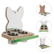 Hanging Wild Bird Feeder Bird Drinking Dispenser Parrot Feeding Cup