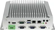 Fanless Industrial Computer, IPC, Mini PC, Intel Celeron J1900, HUNSN IX09, 6 x COM, 2 x I211 LAN, HDMI, 3 PIN Phoenix, SIM Slot, WDT Reset, Barebone, NO RAM, NO Storage, NO System