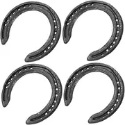 ibasenice Horse Hoof Nails 4pcs Horseshoe Nail Set Tools for Hoof Repair Mini Horseshoes for Decor