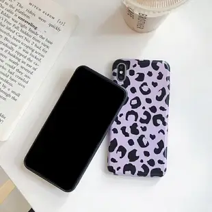手機殼 ● 紫色豹紋適用蘋果12手機殼網紅iPhone11Pro xs max女7 8plus潮xr