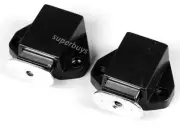 2pcs Short Black Magnetic Push To Open Latch Touch Drawer Cabinet Door Catch