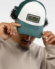 [Thrills] Thrills Men's In The Shadows Trucker Cap in Heritage White One Size Heritage White