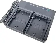 USB Dual Battery Charger for Canon BP-508 BP-511 BP-511A BP-512 BP-514 BP-522 BP-535 POWERSHOT G1/G2/G3/G4/G5/G6; EOS 10D 20D 30D 40D 50D 300D; ZR MV FV Series Camera