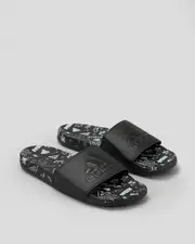 [Adidas] Adidas Women's Adilette Comfort Slides Sandals in Black Size 8 8 Black