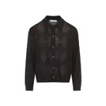 [Our Legacy] Our Legacy-Argyle Grey Wool Evening Polo-Uomo 50 IT
