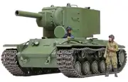 Tamiya KV-2 1/35 Soviet Heavy Tank Model Kit - Excellent Quality! Japan