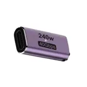 USB4.0 Type-C Female To Female Adapter Connector Coupler 240W 40Gbps 8K @60hz