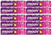 10 x 50g (Total 500g) MOOV Cream Ayurvedic Ointment Tube- Relieves muscle pain