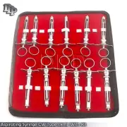 12 Pcs Aspirating Syringe CW Type 1.8mL With Kit Dental Insturments DL-12