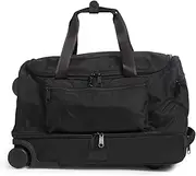 [Vera Bradley] Recycled Lighten Up Reactive Foldable Rolling Duffle Luggage