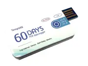 PORTABLE 60 DAY USB TEMERATURE DATA LOGGER