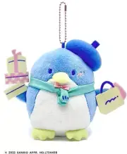 F Kaori x Hapidanbui Tuxedo Sam Plush Mascot With Ball Chain SANRIO