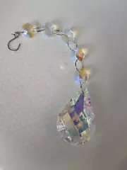 Crystal Rainbow Suncatcher Bead Prism Balls 19cm/7.5cm