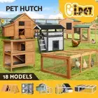 i.Pet Chicken Coop Rabbit Hutch Large Extra Large Hutches Wooden House Run Cage