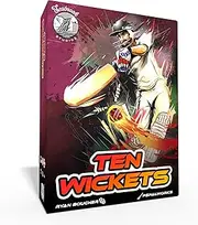Ten Wickets - The Cricket Card Game | Seabrook Studios | Auction Bidding Game | 2 Players | Ages 8+ | 20 Minutes