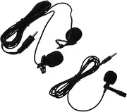 Yardwe Live Broadcast Microphone Set Clip-on Omnidirectional Mic Noise Reduction
