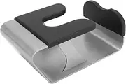 Coffee Portafilter Holder, Stainless Steel Tamper Holder Stand, Non Slip, Spout Espresso Machines Portafilter, Bottomless Espresso Tamper Station for 51mm 53mm 54mm 58mm
