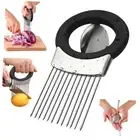 Onion Slicer Holder, Stainless Steel Holder for Slicing Meat, Tomato,