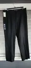 NEW Dockers Men's Straight Signature Lux Cotton Stretch Black Pants Size 38X34