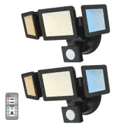 LED Security Lights Motion Sensor, 36W 3000LM Flood Lights Outdoor Motion Sen...