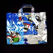 NWT Comme des Garcons CDG Vintage Power Rangers Bedsheet PVC Tote Bag AUTHENTIC