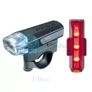 NEW TOPEAK HIGHLITE TMS070 Combo Aero Cycling Bike Front+Rear Tail Light