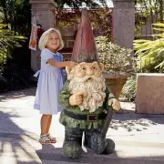 Hi Ho! Off To Work We Go - Child Sized Grand Scale Giant Dwarf Garden Gnome