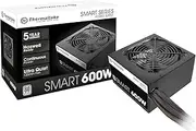Thermaltake Smart 600W Continuous Power ATX 12V V2.3 / EPS 12V 80 Plus Active PFC Power Supply PS-SPD-0600NPCWUS-W