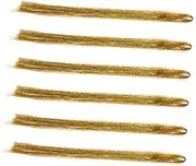 HONMEET 1 Set Hair Tinsel: Sparkling Tinsel Extensions Kit - Versatile and Professional Hair Extension Set Included Clips Micro Rings and Hook Tools for Hairstyling