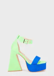 [Lemon Drop by Privileged] Jamba Platform Heels