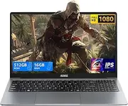 ACEMAGIC New Intel Processor 7 (up to 3.6GHz), 16GB RAM, 512GB SSD, Expansion 2TB, Laptop 15.6 inch, ACEMAGIC Laptop【Pro Version】 WiFi5G/2.4G, Type-C, HDMI, USB 3.2