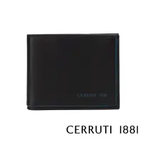 在飛比找momo購物網優惠-【Cerruti 1881】義大利頂級小牛皮8卡短夾皮夾 C