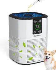 Air Purifiers for Home Bedroom Pets, Small Air Purifier with Sleep Mode, Arom...