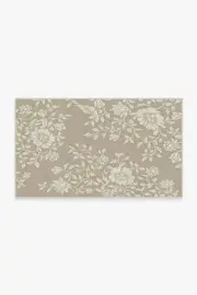 90' x 150' | Machine Washable Runner Rug | Kid & Pet Friendly | Indoor Rug | Mallow Flower Natural Stone Rug by Morris & Co. | Ruggable