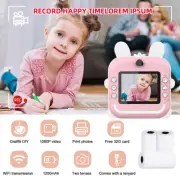 Kids Camera Instant Print 1080P HD Kids Digital Camera Kids Instant Print Camera