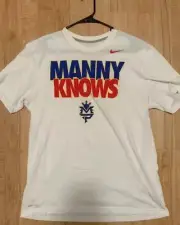 Manny Pacquiao Authentic Nike Shirt size small “Manny Knows" BNWT