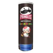 PRINGLES SUPER MARIO - HOT & SPICY - 165G - VERY LIMITED - POTATOE CHIPS
